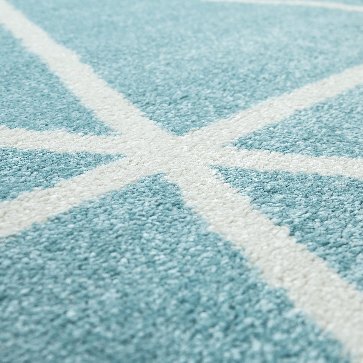 KURZFLORTEPPICH 60/100 cm Stella 401 - Blau, Textil (60/100cm) - Paco Home