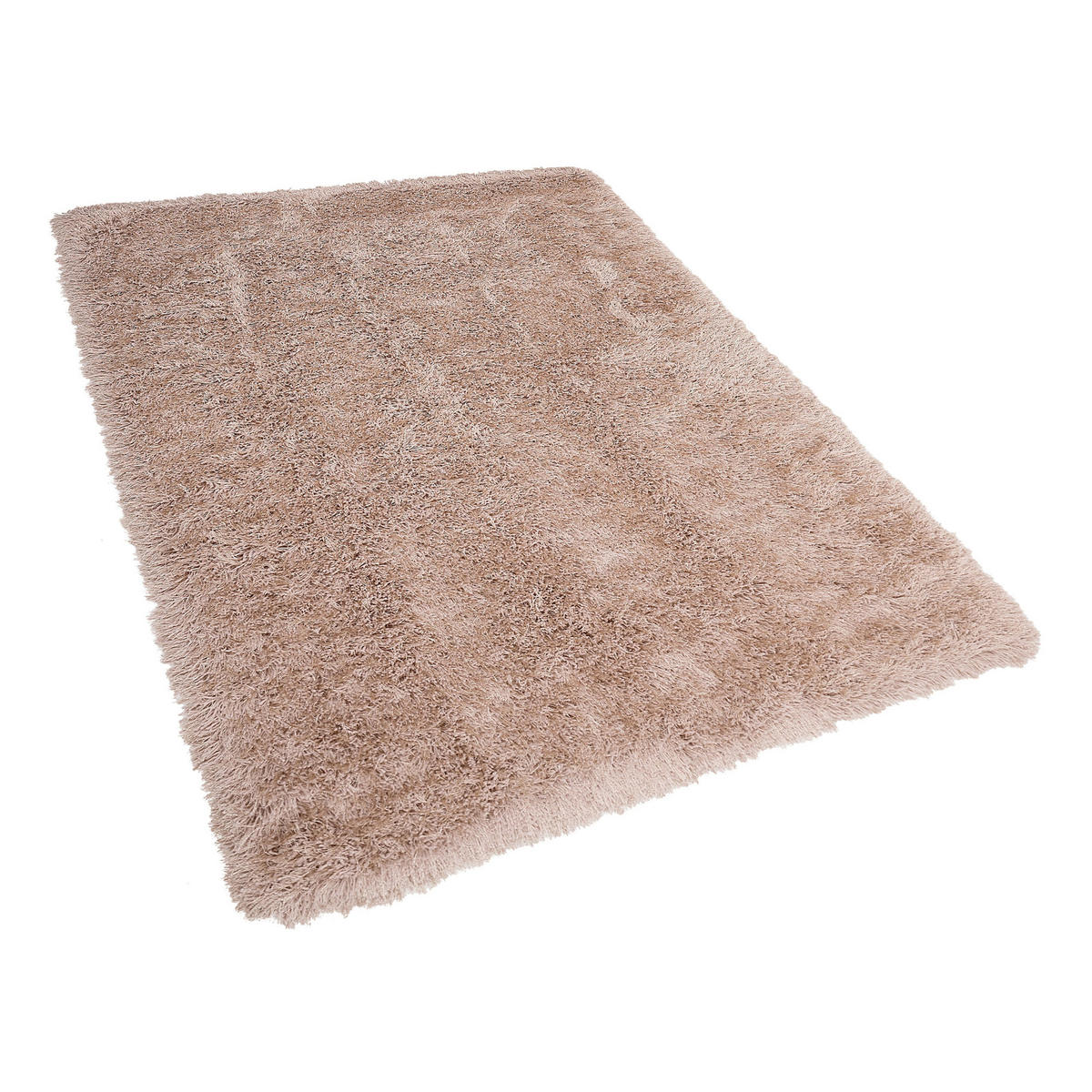 SHAGGY-TEPPICH Cide 200/140 cm - Beige, Kunststoff (140/200cm) - Beliani