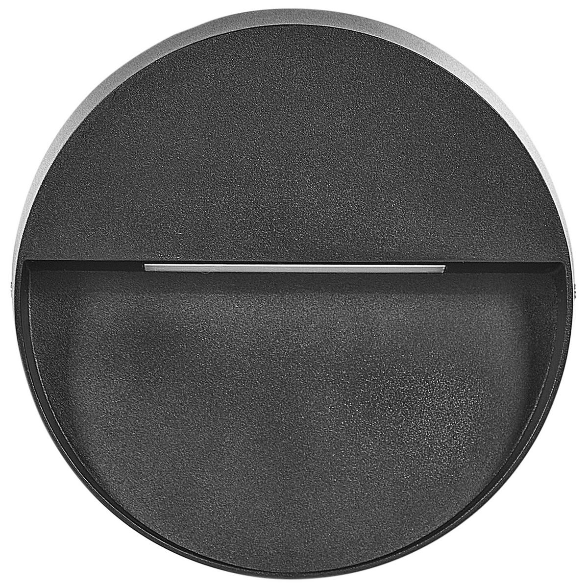AUSSENWANDLEUCHTE 2er Set Schwarz Pompton - Schwarz, Metall (15/15/4cm) - Beliani