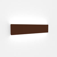 LED-WANDLEUCHTE Band L - Dunkelbraun, Metall (50.4/11/3.6cm) - Lumicom