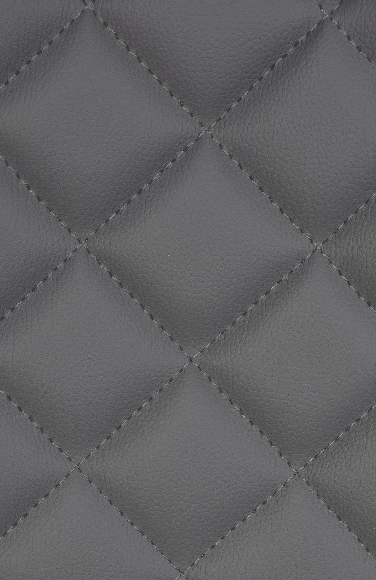 BARHOCKER Lederlook Grau - Schwarz/Grau, Textil/Metall (50/84/52cm) - CLP