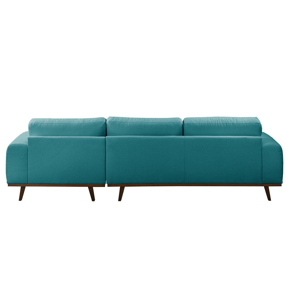 ECKSOFA - Strukturstoff - Türkis, Textil (286/152cm) - home24