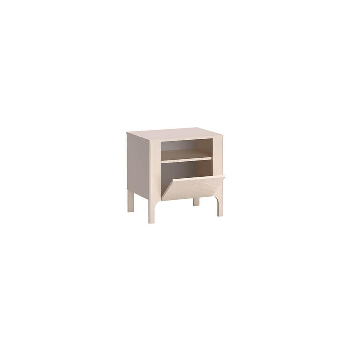 NACHTTISCH Malumi MM-10 54 x 57 x 40,5 cm Kaschmir - Kaschmir, Holzwerkstoff (54/57/40.5cm) - Koseto