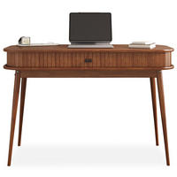 SCHREIBTISCH JARI - Kastanienfarben, Holz (50/113/75cm) - IDIMEX