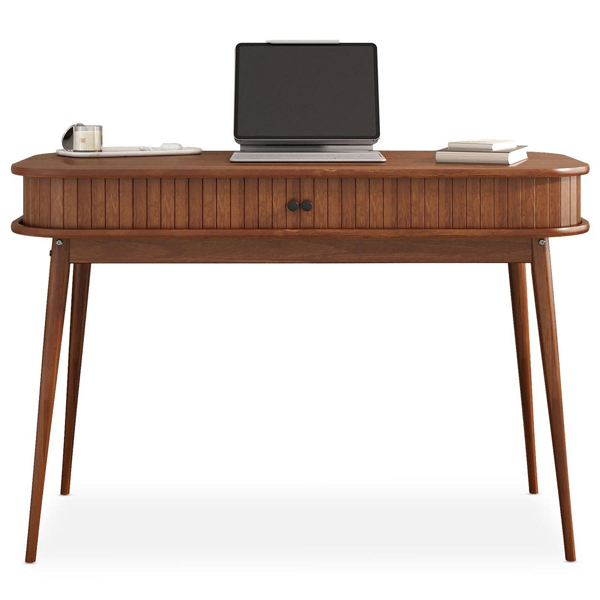 SCHREIBTISCH JARI - Kastanienfarben, Holz (50/113/75cm) - IDIMEX