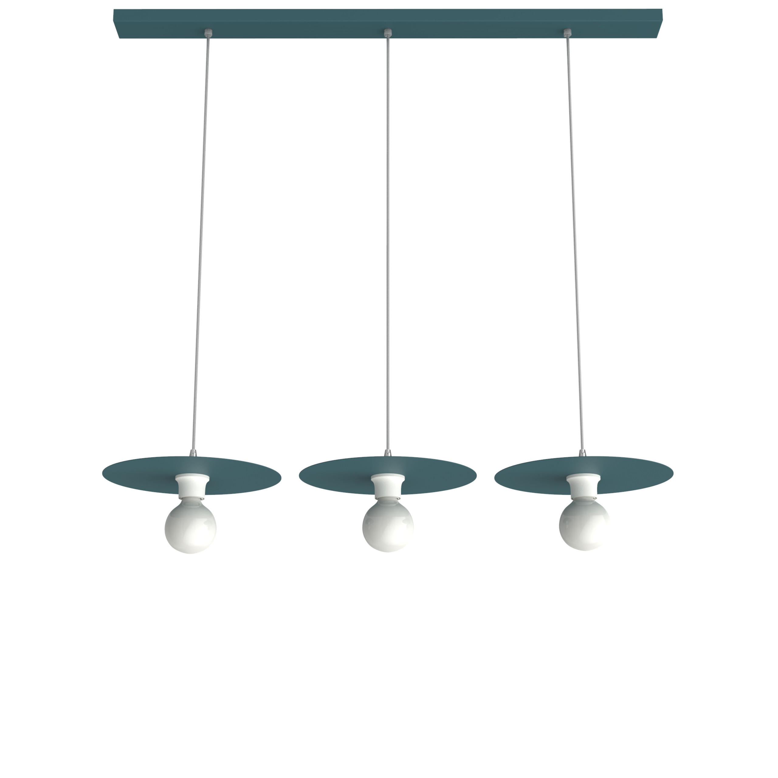 HÄNGELEUCHTE - Blau, Metall (30/30/7cm) - Lumicom