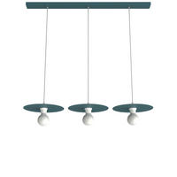 HÄNGELEUCHTE - Blau, Metall (30/30/7cm) - Lumicom