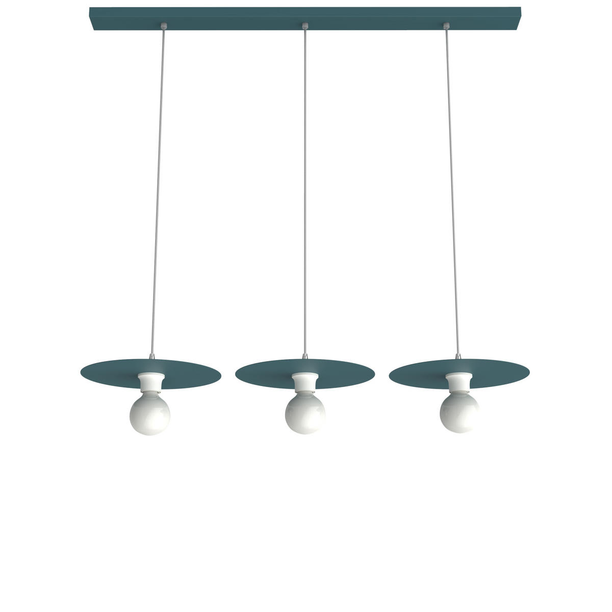 HÄNGELEUCHTE - Blau, Metall (30/30/7cm) - Lumicom