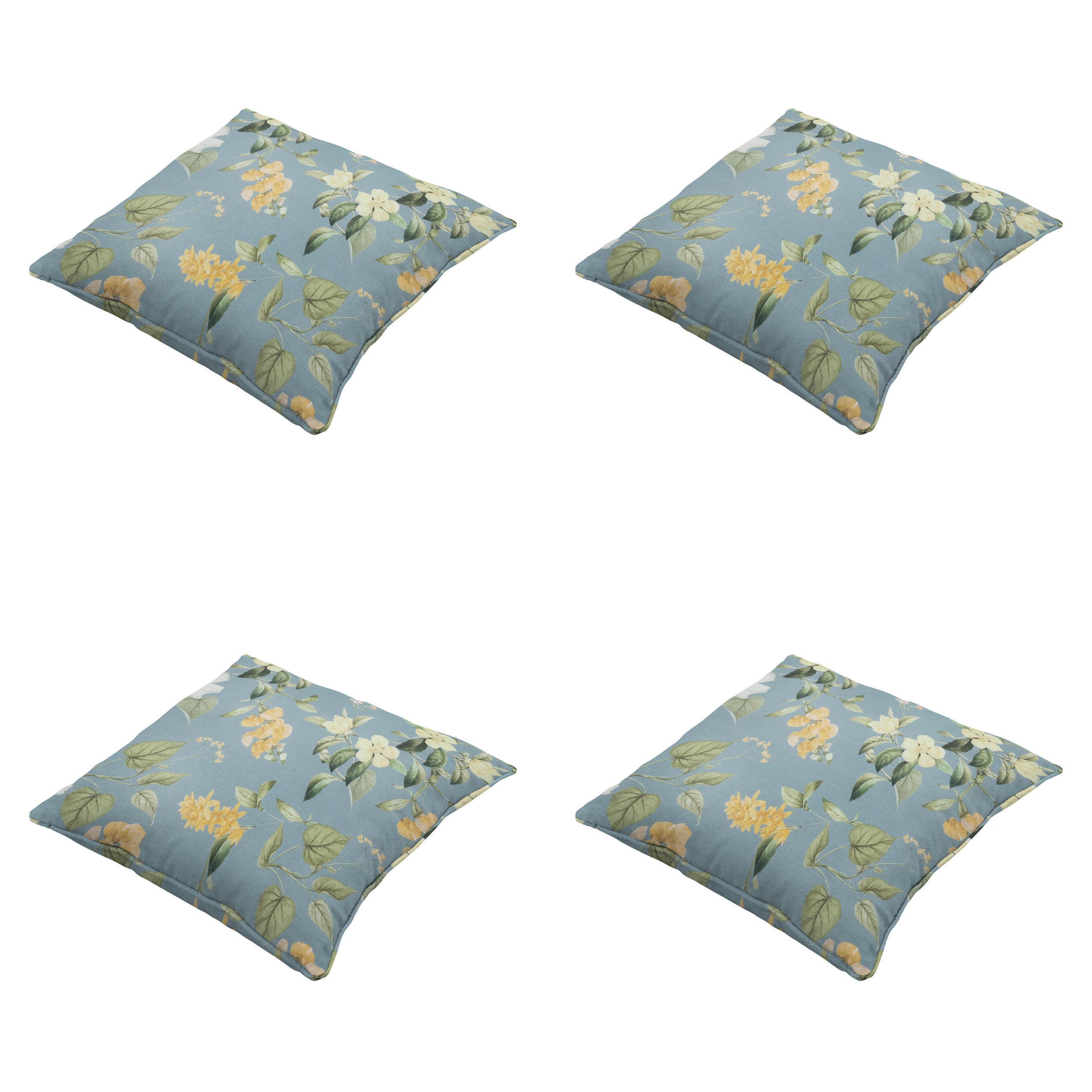 DEKORATIONSKISSEN Julliete - Mehrfarbig - 50/50/10 cm - 4er-Set - Multicolor, Textil (50/50cm) - Madison