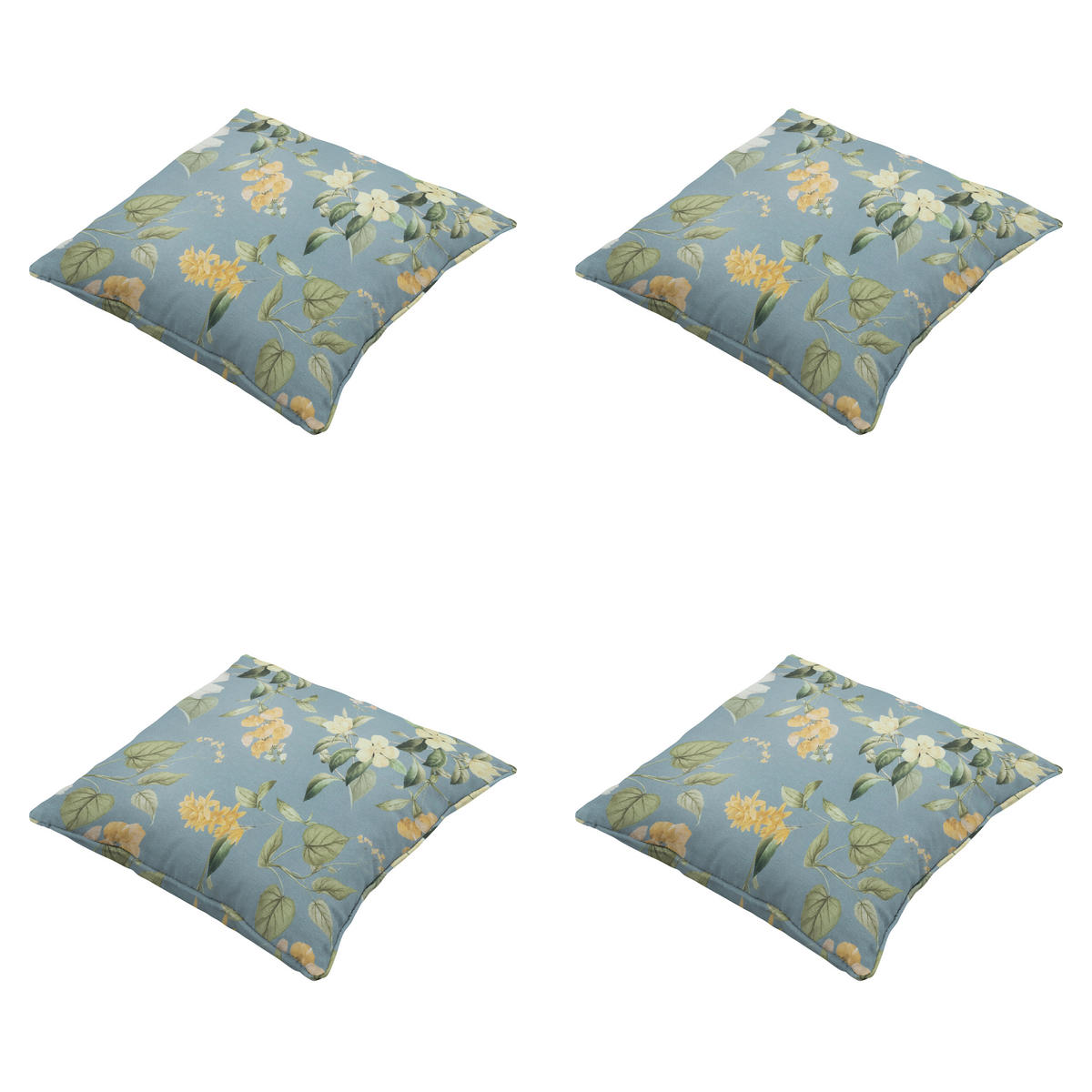 DEKORATIONSKISSEN Julliete - Mehrfarbig - 50/50/10 cm - 4er-Set - Multicolor, Textil (50/50cm) - Madison