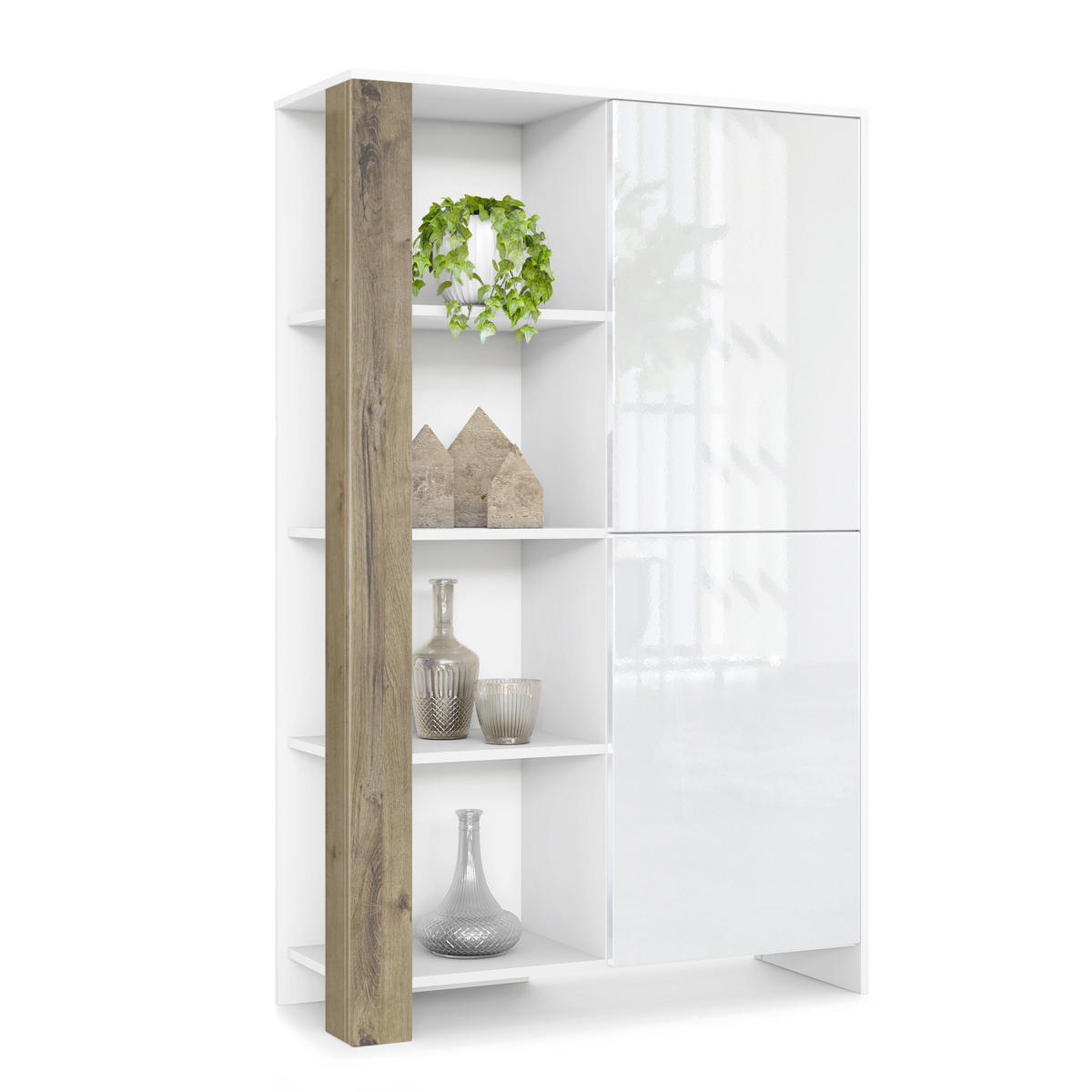 HIGHBOARD Canto Eiche Ribbeck - Alteiche, Holzwerkstoff (95/151.5/36cm) - Vladon