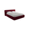 POLSTERBETT mit Bettkasten und Lattenrost 200x225 Rot - Bordeaux/Rot, Kunststoff/Textil (160/200cm) - Makamii