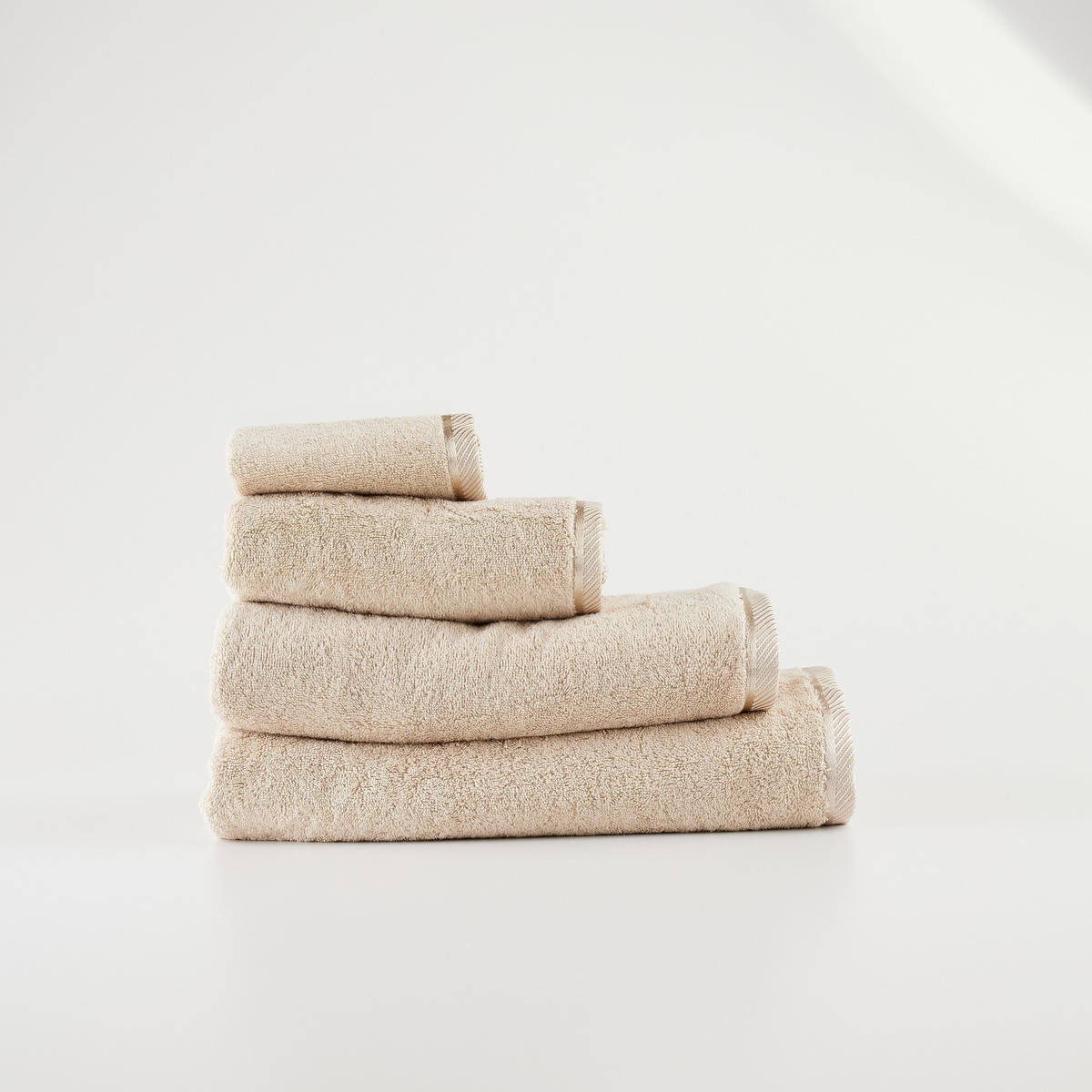 BADETUCH Bambo - Beige, Textil (100/150cm) - home&you