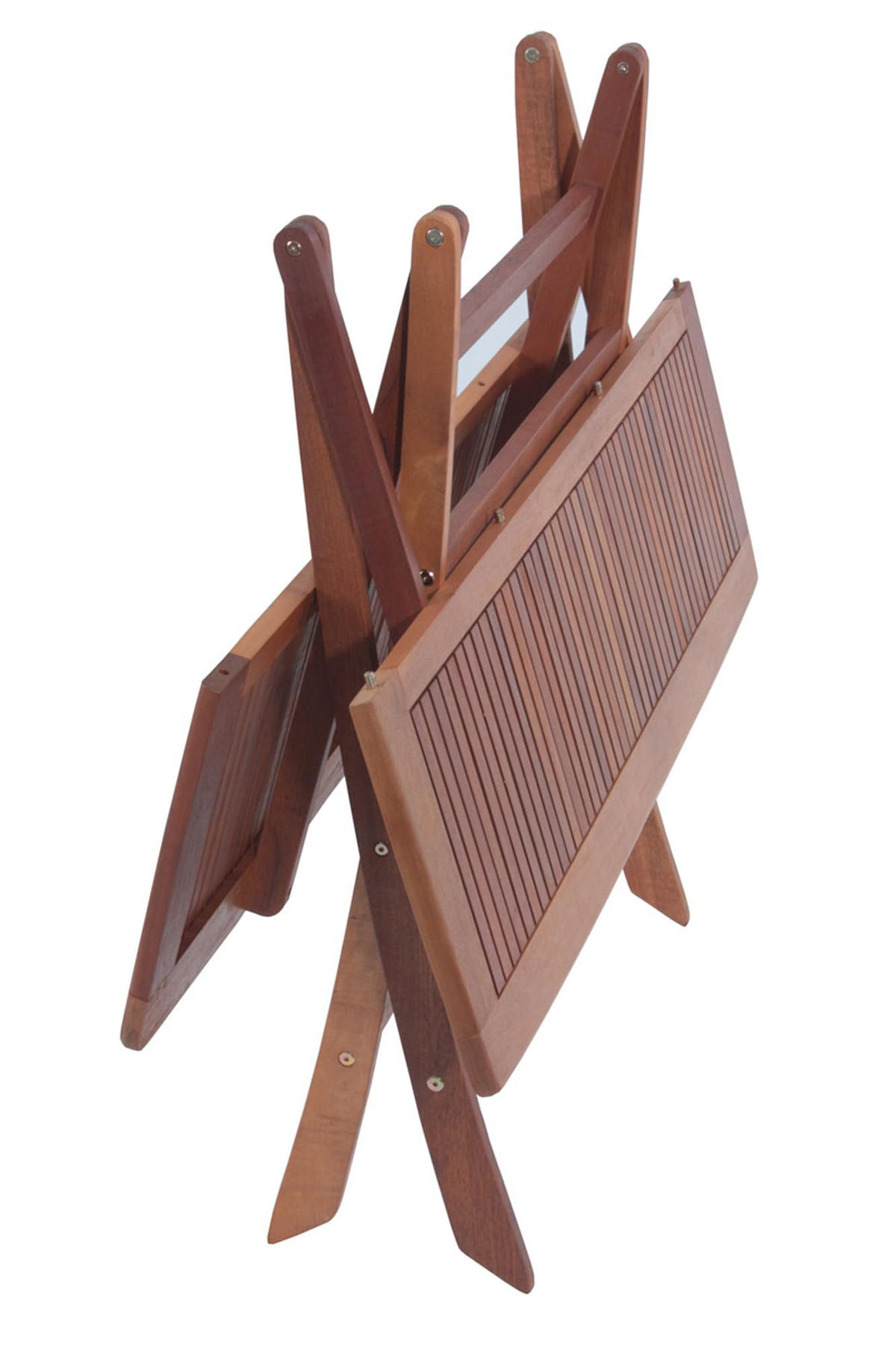 GARTENTISCH Bozen rechteckig Klapptisch - Eukalyptusholzfarben, Holz (120/70/74cm) - DELUKE