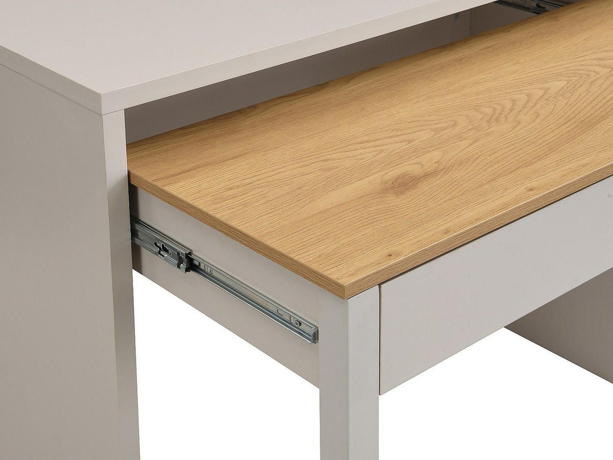 KONSOLENSCHREIBTISCH - 100 cm x 40 cm - holz - beige, naturfarben hell Loavia - Beige/Naturfarben, Holz (100/87/40cm) - Vente-Unique