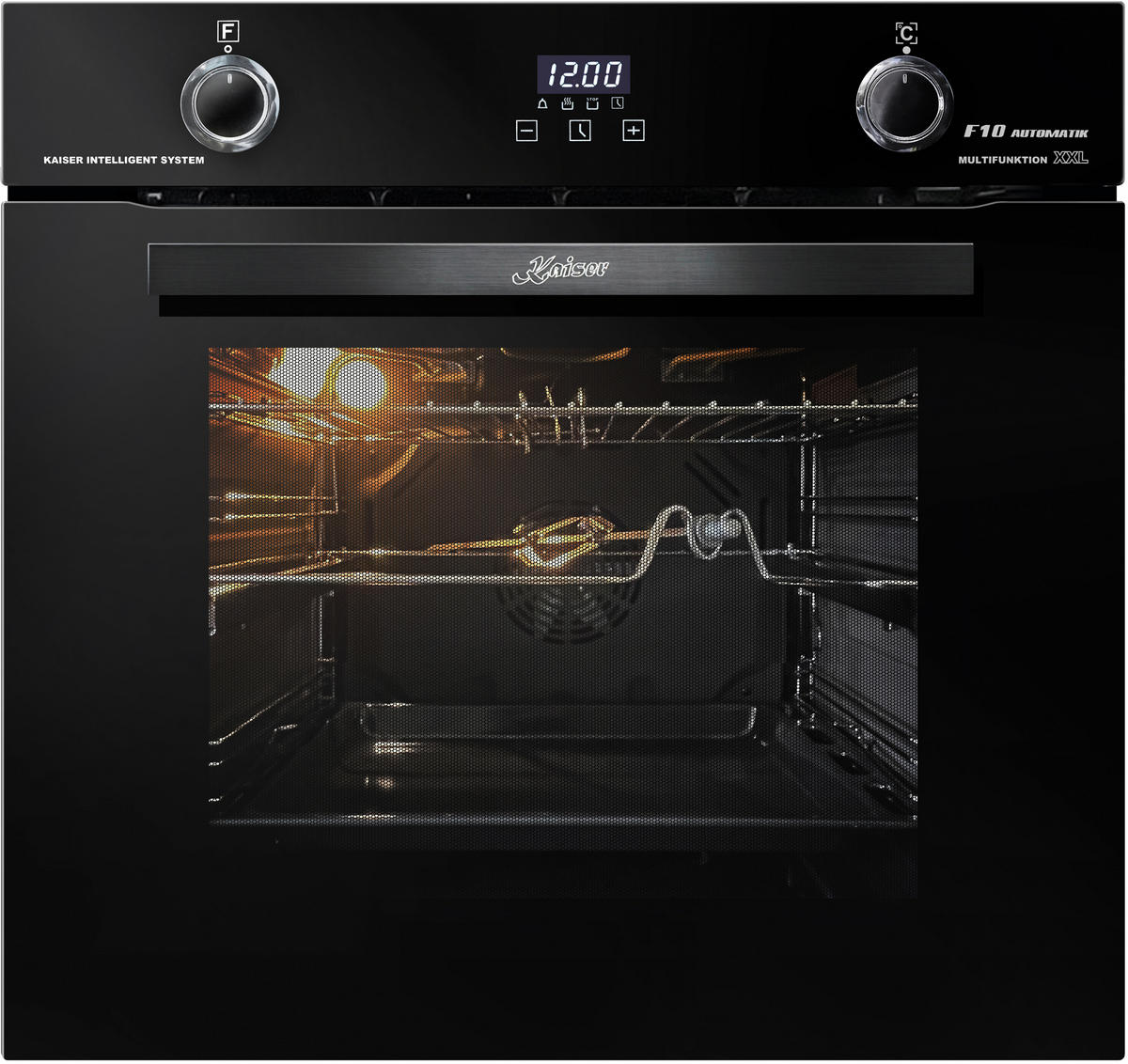 ELEKTRO-BACKOFEN 60 cm EH 6367+KCT 6115 F Glaskeramik-Kochfeld 60cm - Schwarz, Metall (59.4/59.4/54.3cm) - Kaiser Küchengeräte
