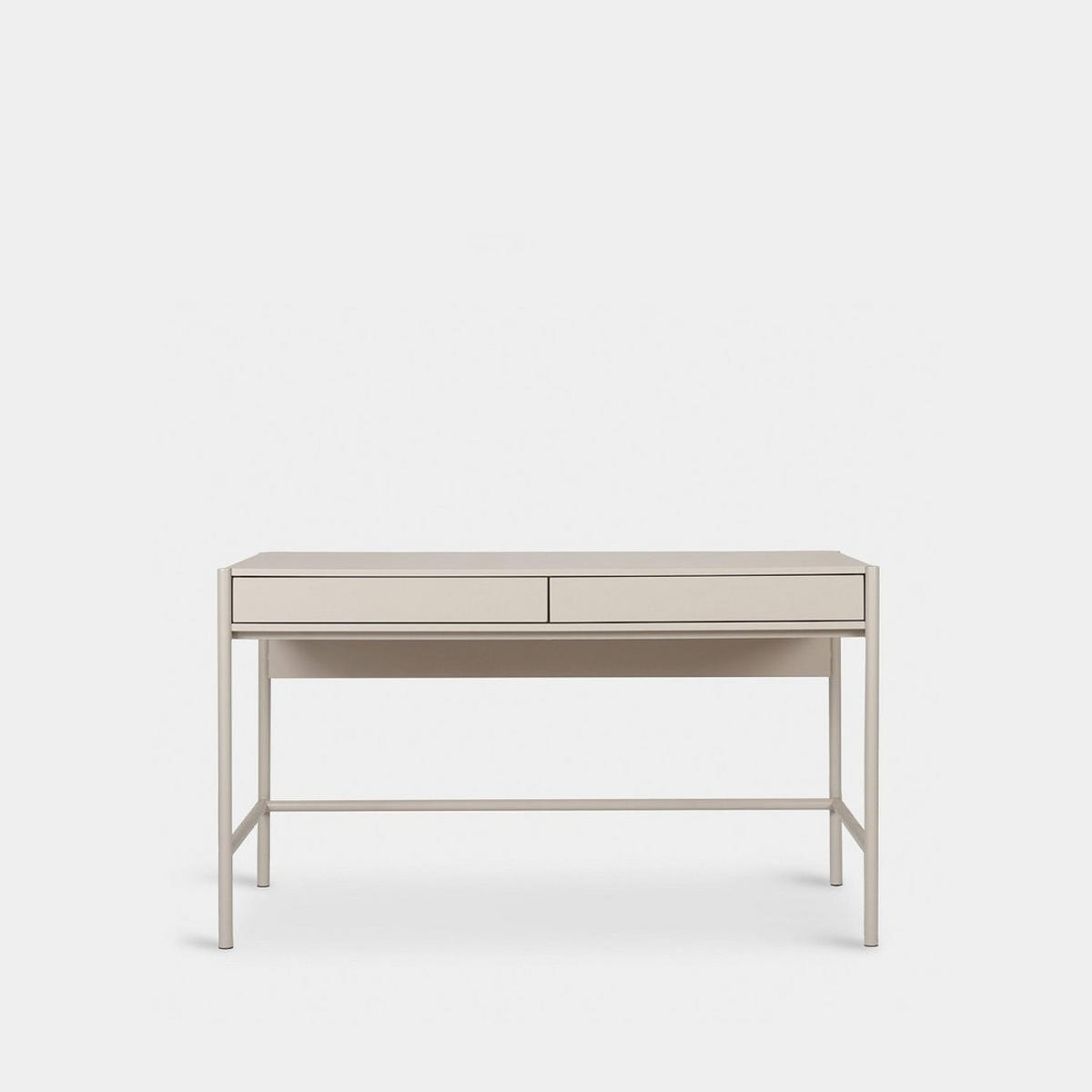 SCHREIBTISCH Cleo Grau 120 cm x 78 cm - Grau, Holzwerkstoff (60/120/78cm) - Klast Home