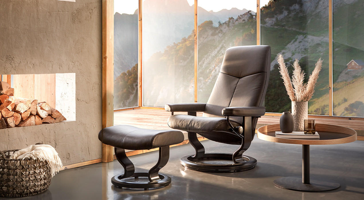 Relaxsessel aus Leder