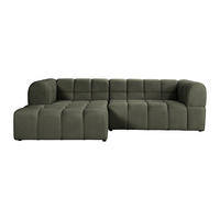 SOFA - 3 Personen - stoff - khaki Rimalo - Schlammfarben, Textil (272/75/162cm) - Vente-Unique