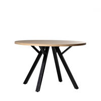 ESSTISCH Glenda Zweifarbig 120 cm x 77 cm - Multicolor, Holzwerkstoff (120/120/77cm)