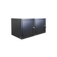 SCHLIESSFACHWÜRFEL 2er-Set Cubic XL HxBxT 45x45x45 cm Schwarz - Schwarz, Metall (90/45/45cm) - PROREGAL