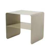 SIDOBORD i metall, 56 cm högt - SLOAN - Taupe, Metall (45/52/56cm) - Calicosy