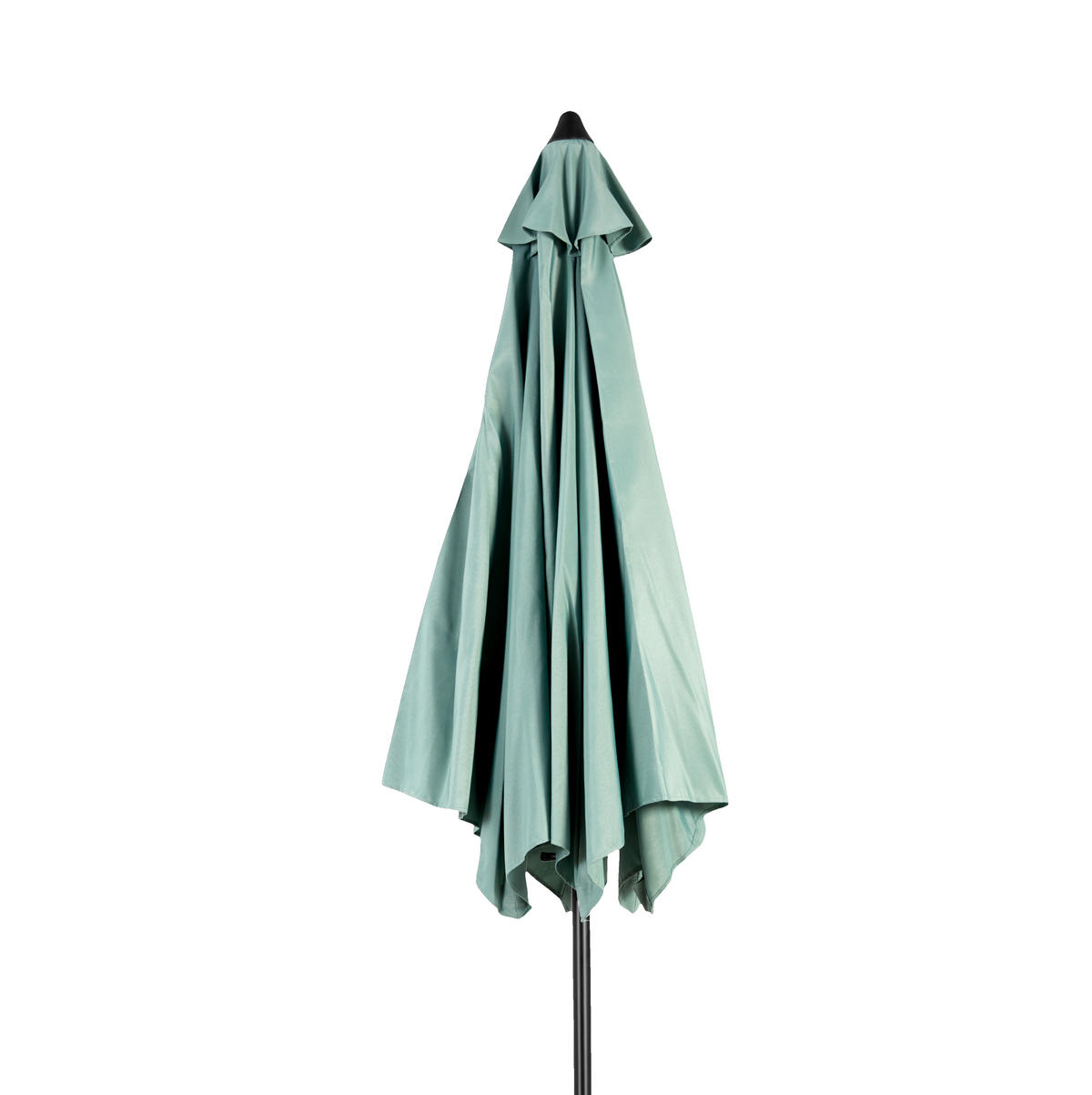 AMPELSCHIRM aus Stahl 295x295x245 cm in Weiß mit Handkurbel - Weiß, Metall (295/295cm) - Modfu