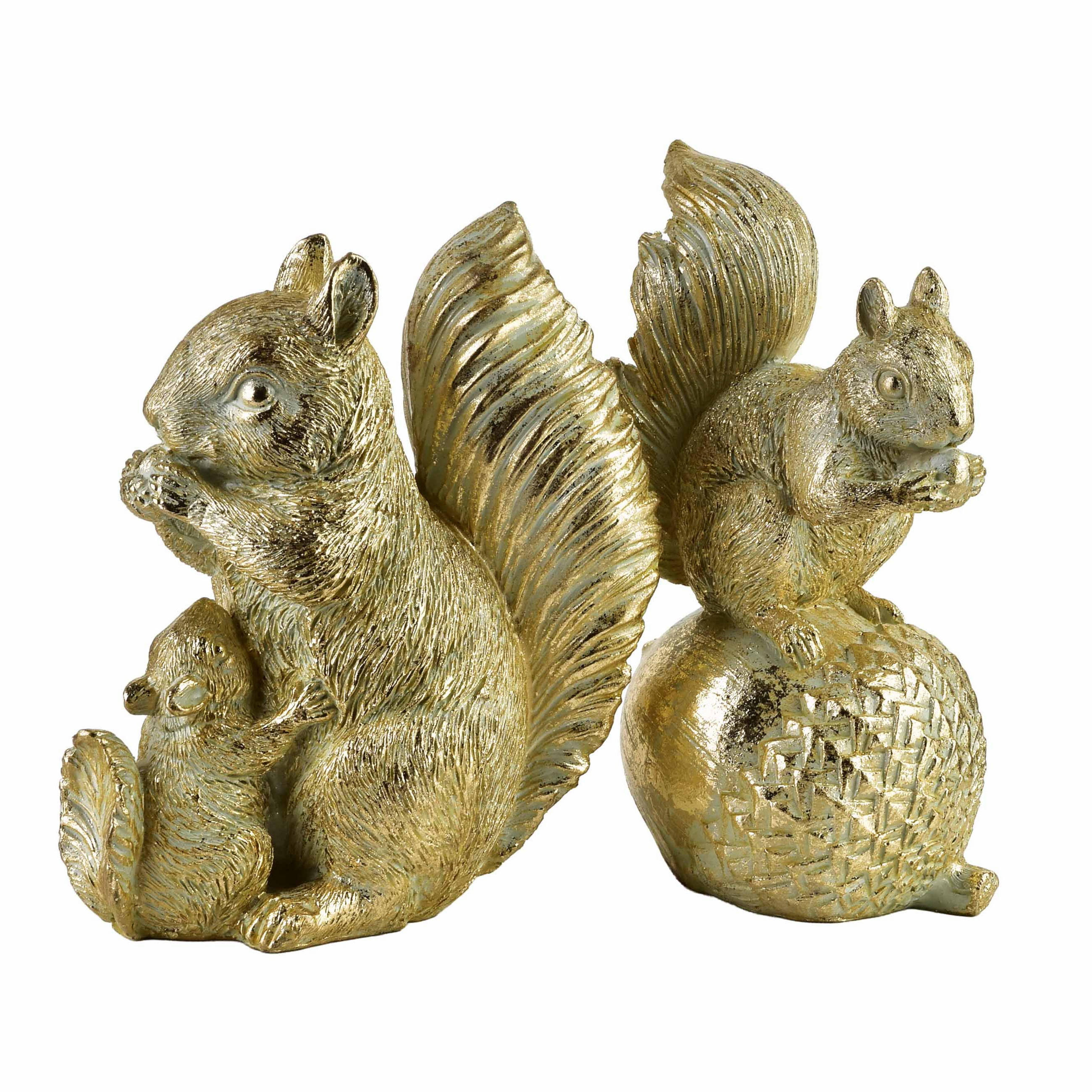 DEKOFIGUR Viver Gold 15x8x18 cm Keramik - Goldfarben, Keramik (8/18/15cm) - Mondex
