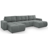 ECKSOFA Popiel Curio 93 Mit Schlaffunktion - Grau, Textil (359/177cm) - Sepro Meble