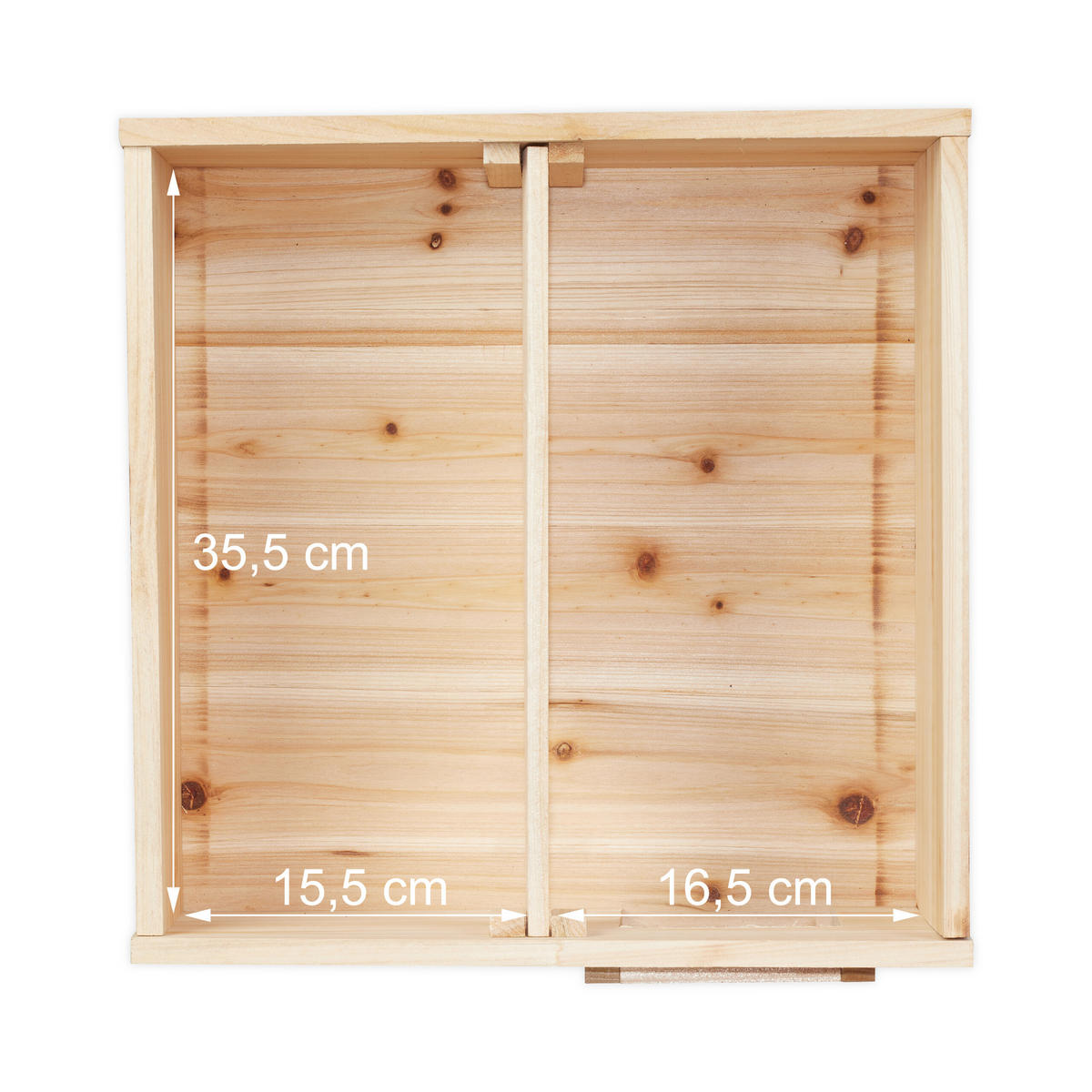 IGELHAUS - Braun, Holz/Kunststoff (40/21.5/40cm) - Relaxdays