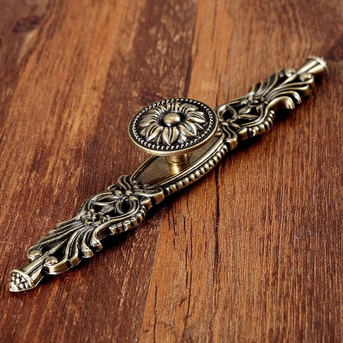 SCHRANKKNOPF Bronze 5er-Set - Goldfarben, Kunststoff (0.25/2.5/1.7cm)