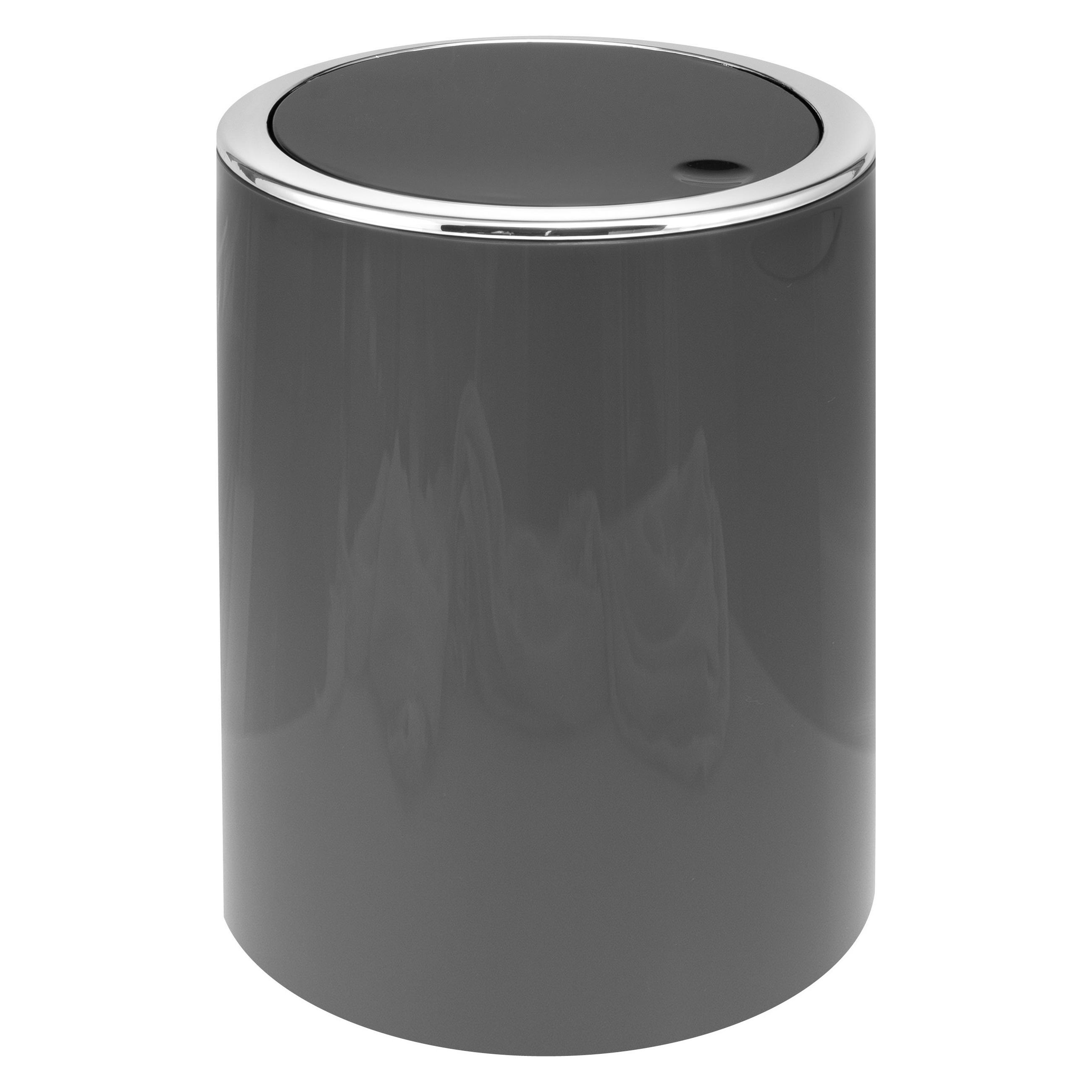 KOSMETIKEIMER SAVONA 5,5 Liter, grau - Grau, Kunststoff (19/24.5/19cm) - bremermann