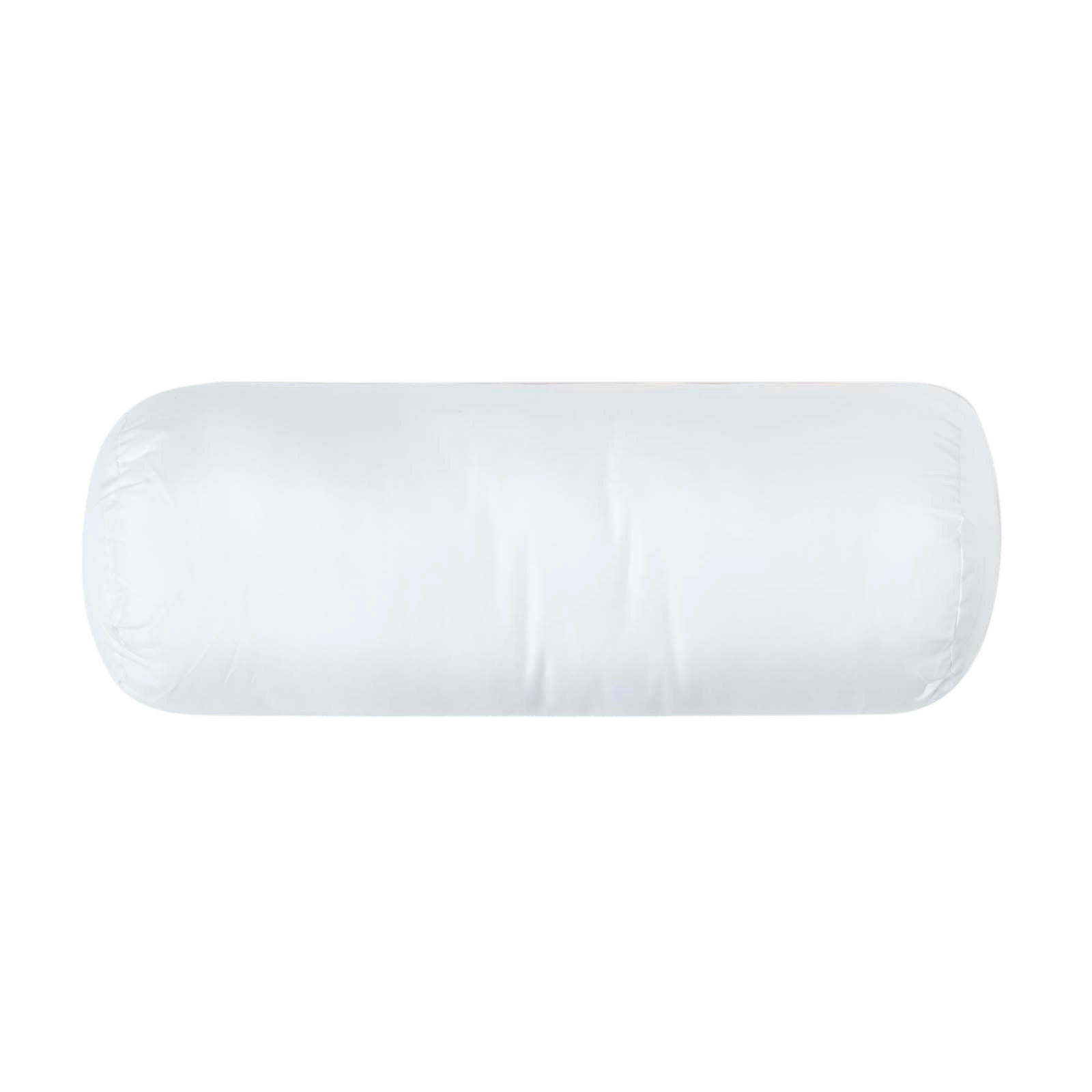 NACKENROLLE Füllkissen – Mikrofaser, 40/15 cm - Weiß, Textil (15/40cm) - Homescapes