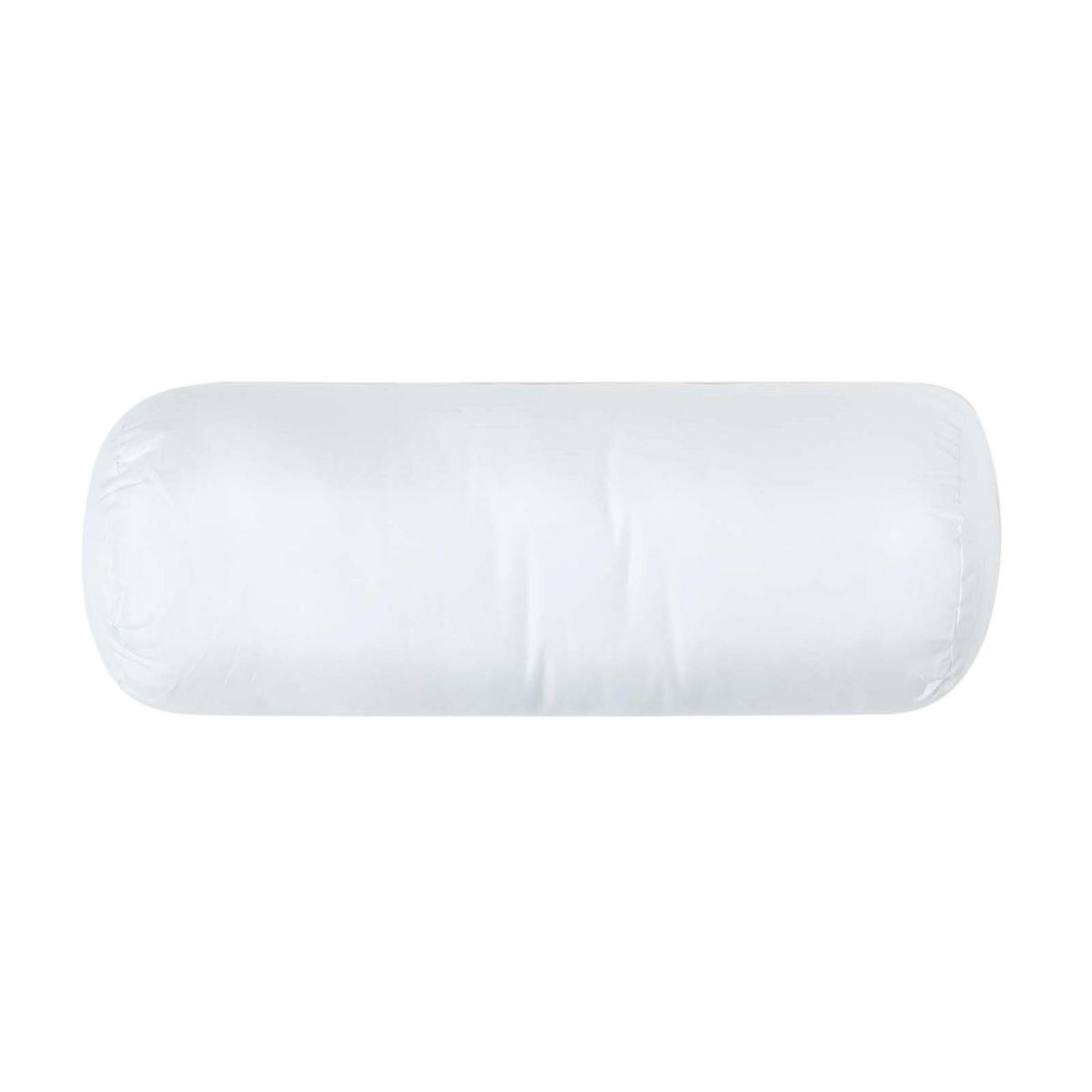 NACKENROLLE Füllkissen – Mikrofaser, 40/15 cm - Weiß, Textil (15/40cm) - Homescapes