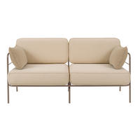 GARTEN-SOFA Preggel Beige/Beige 156 cm - Beige, Textil (156/80/71cm) - Selsey