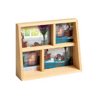 BILDERRAHMEN Rustic Galerier., 2x10x15 und 2x10x10 cm, natur - Naturfarben, Holzwerkstoff (26/21/7cm) - EMIX24