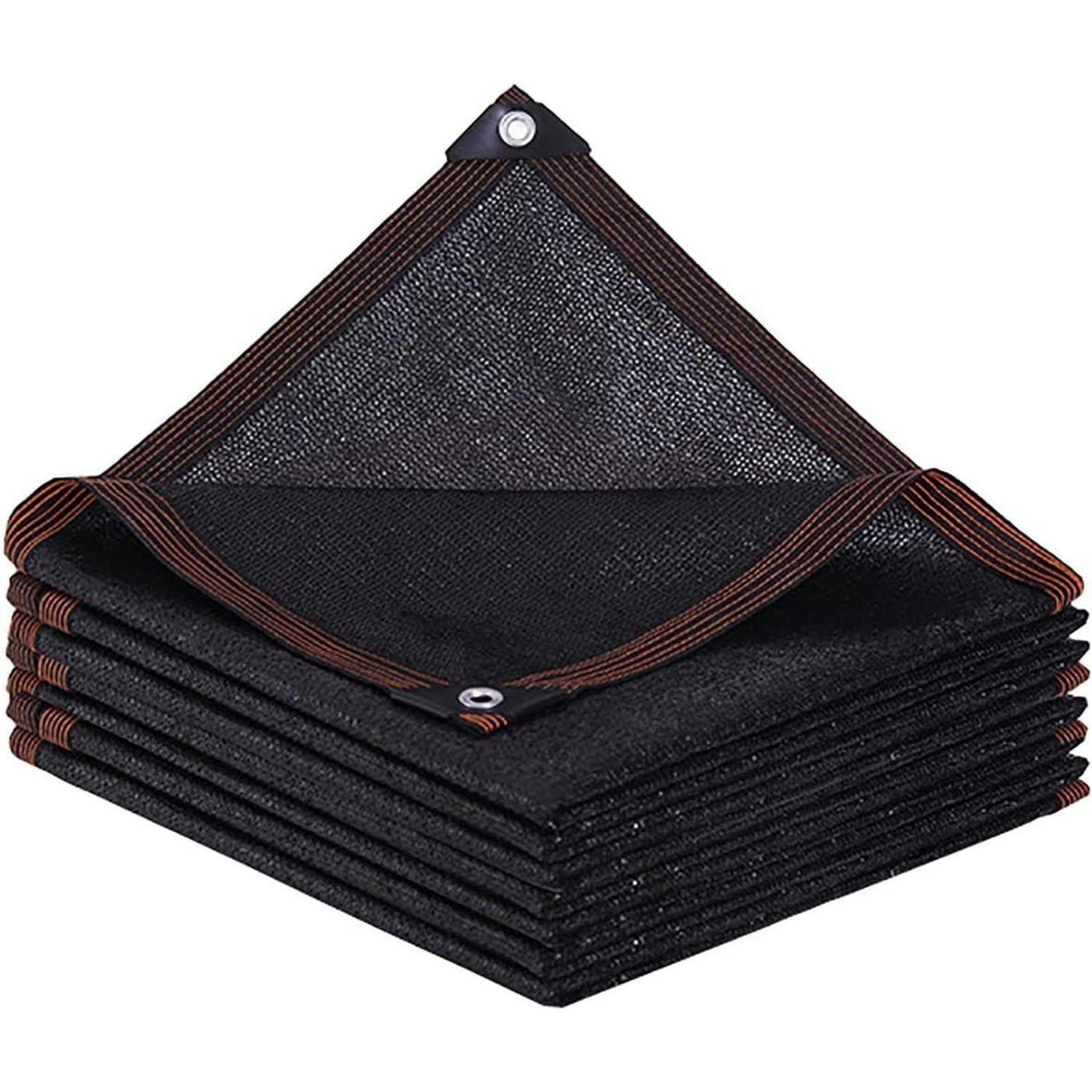 SONNENSEGEL Rechteckig 3 x 4 m Schwarz - Schwarz, Kunststoff (400/300cm)