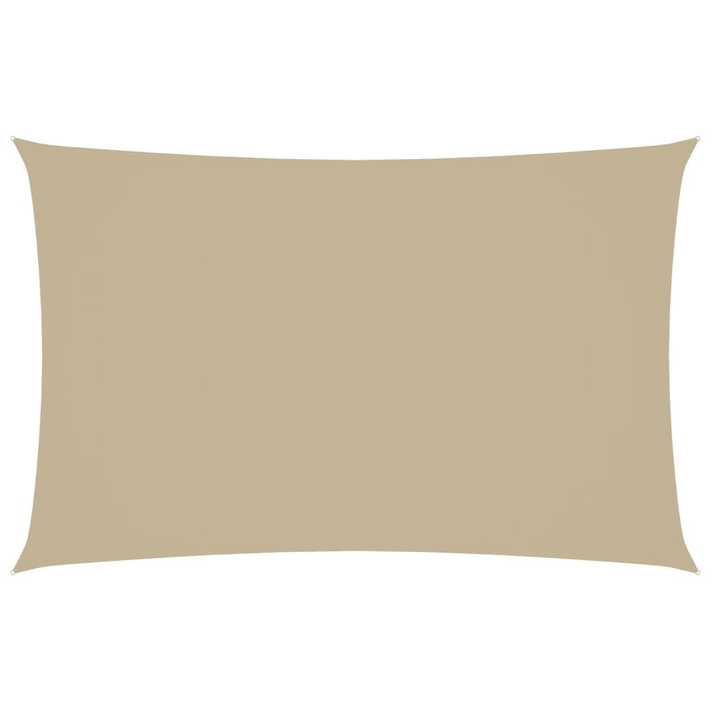 SONNENSEGEL Oxford-Gewebe Rechteckig 2x5 m Beige - Beige, Textil (500/200cm) - furnicato
