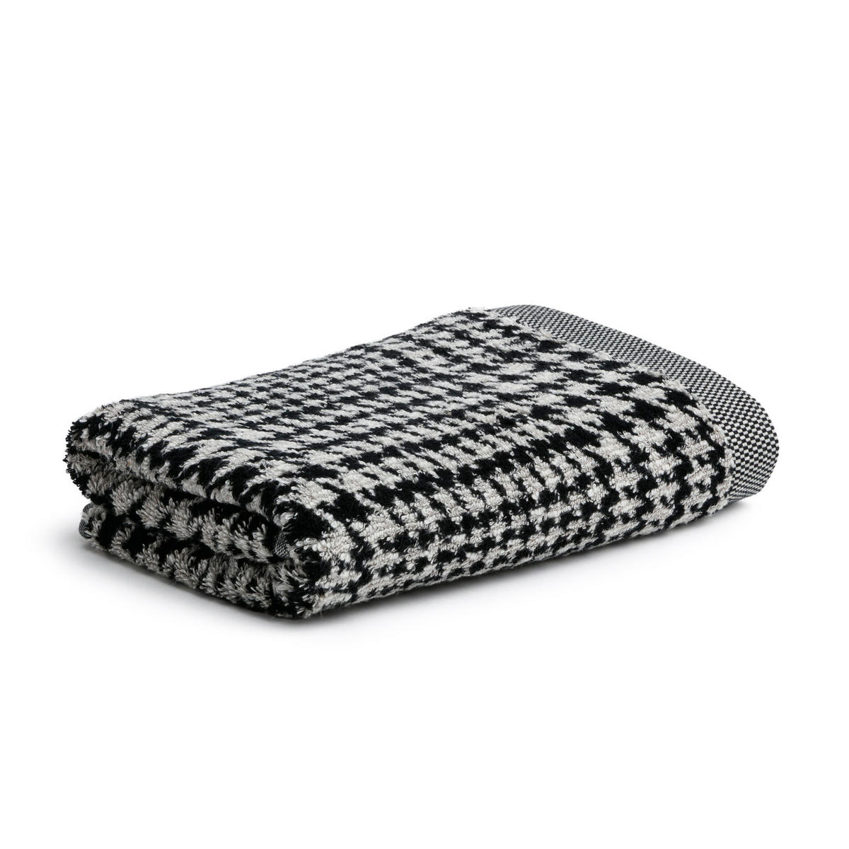 HANDTUCH BROOKLYN - Schwarz/Naturfarben, Textil (50/100cm) - MÖVE