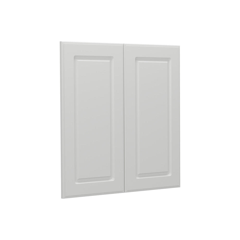 K&Ouml;KSFRONT R-Line Vitt hus p&aring; landet 59.2x59 cm m&ouml;belfront f&ouml;r v&auml;ggsk&aring;p 59/59.2/1.6 cm