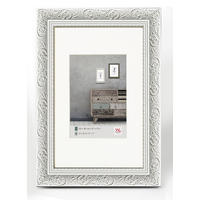 BILDERRAHMEN Barock Holzrahmen 40x50 cm, WEISS - Weiß, Holzwerkstoff (46.8/56.7/2.2cm) - walther design