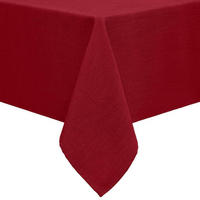 TISCHDECKE Leinenoptik Rot 140 x 140 cm - Rot, Textil (140/140/1.5cm)