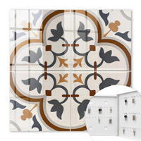 SCHLÜSSELBOX Weiß 30x30 cm – Türöffnung nach rechts - Geometrische Eleganz - Beige, Metall (30/30/5cm) - TULUP