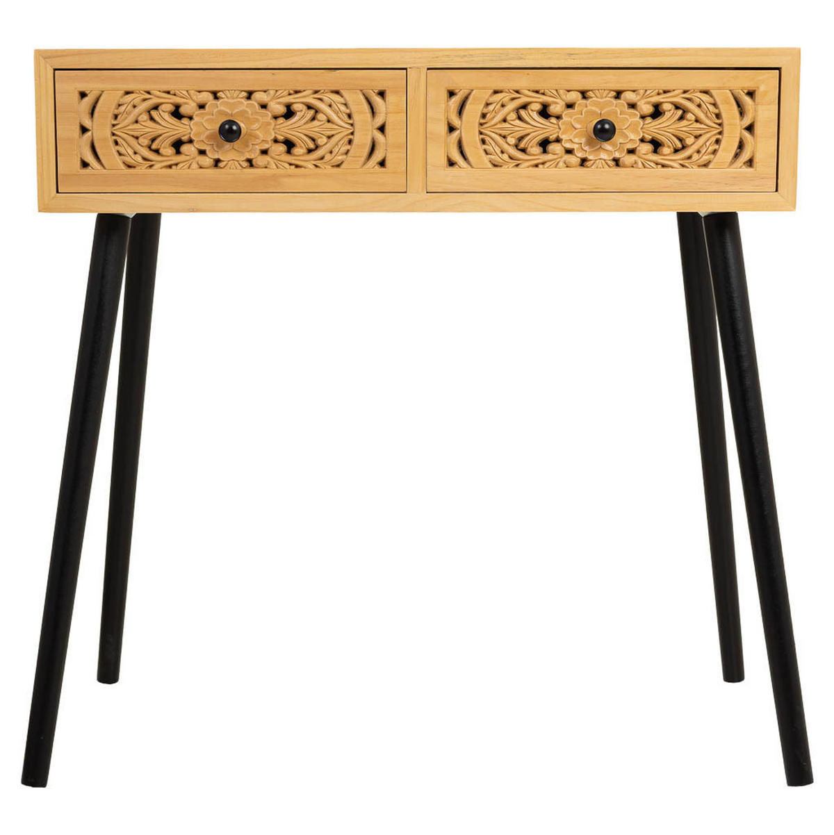 KONSOLENTISCH aus Holz, braun, 80x42x79cm - Braun, Holz (81/82/44cm) - Wanderlust