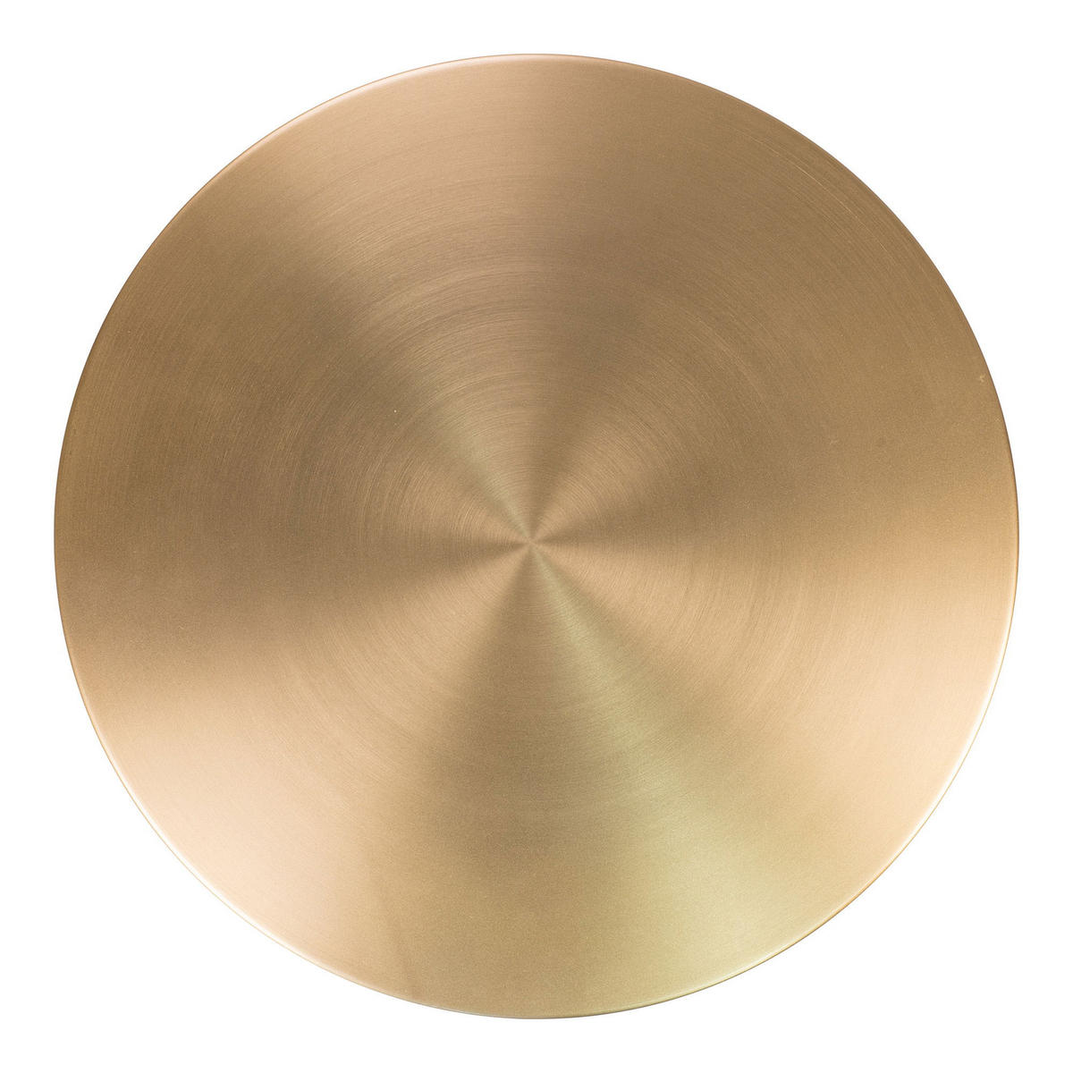 BEISTELLTISCH Lecco Marmor, Stahl Messing / Marmor - Messingfarben, Metall (51/51/52cm) - tinkaro