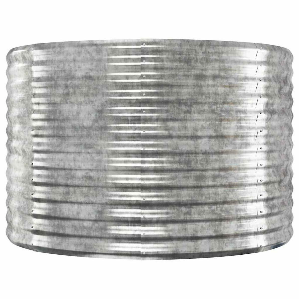 HOCHBEET Verzinkter Stahl 100x100x68 cm Silbern - Silberfarben, Metall (100/68/100cm)