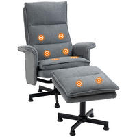 MASSAGESESSEL DE-06406 8 Vibrationsköpfe Grau - Grau, Metall (93/99/78cm) - ComfortXL