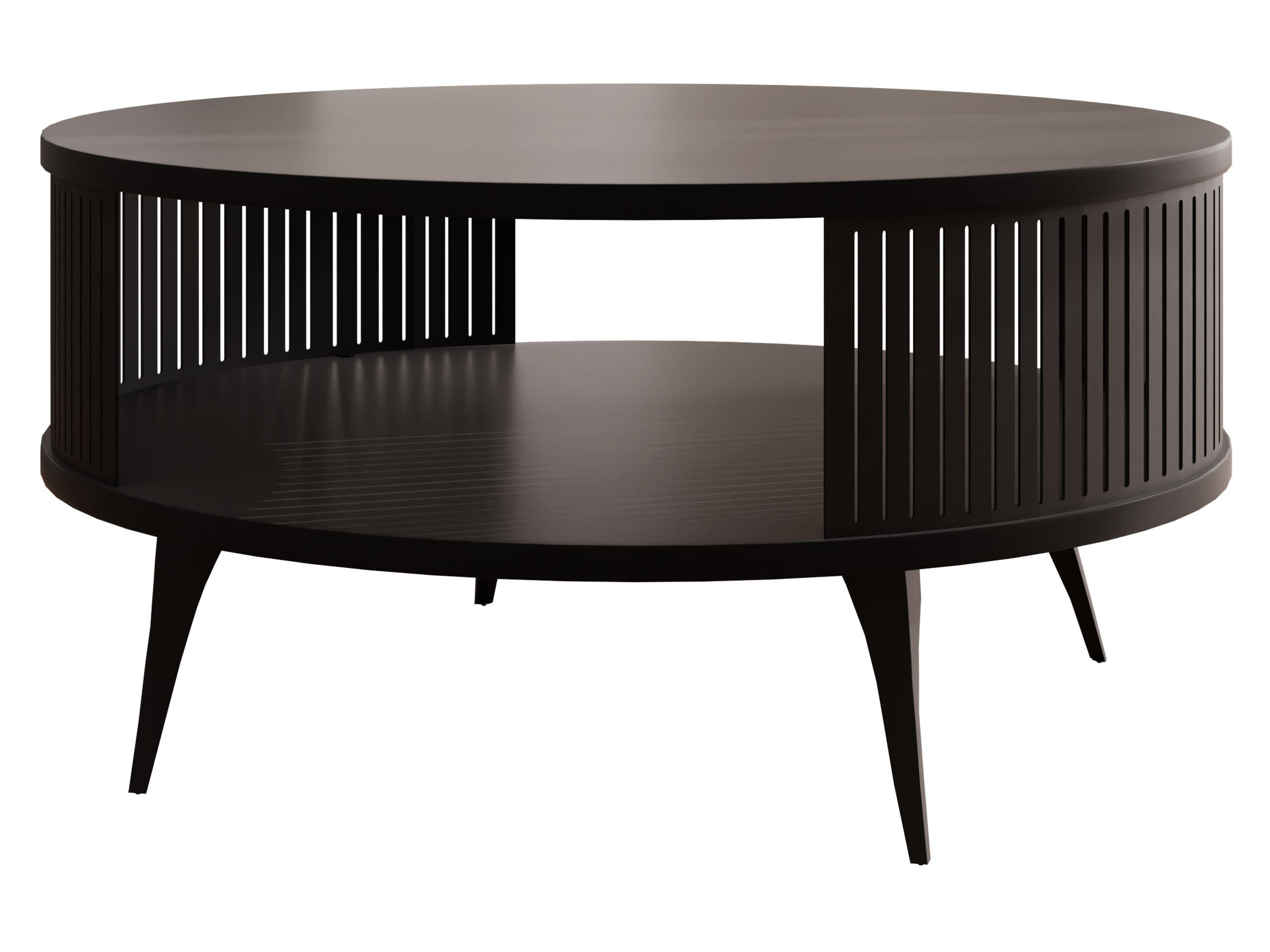 Mirjan24 Couchtisch Schwarz 75x44x75 cm