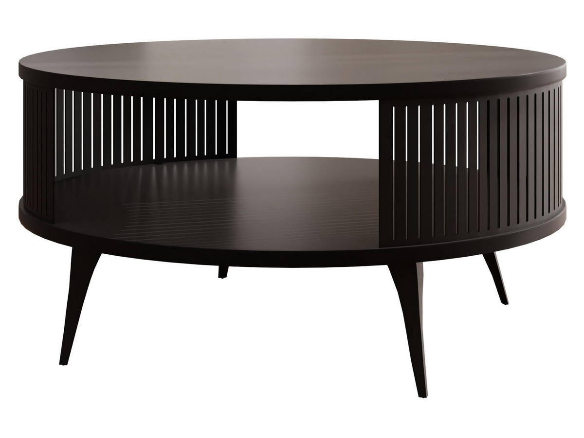 COUCHTISCH Roenni - Schwarz, Holzwerkstoff/Metall (75/75/30cm) - MIRJAN24