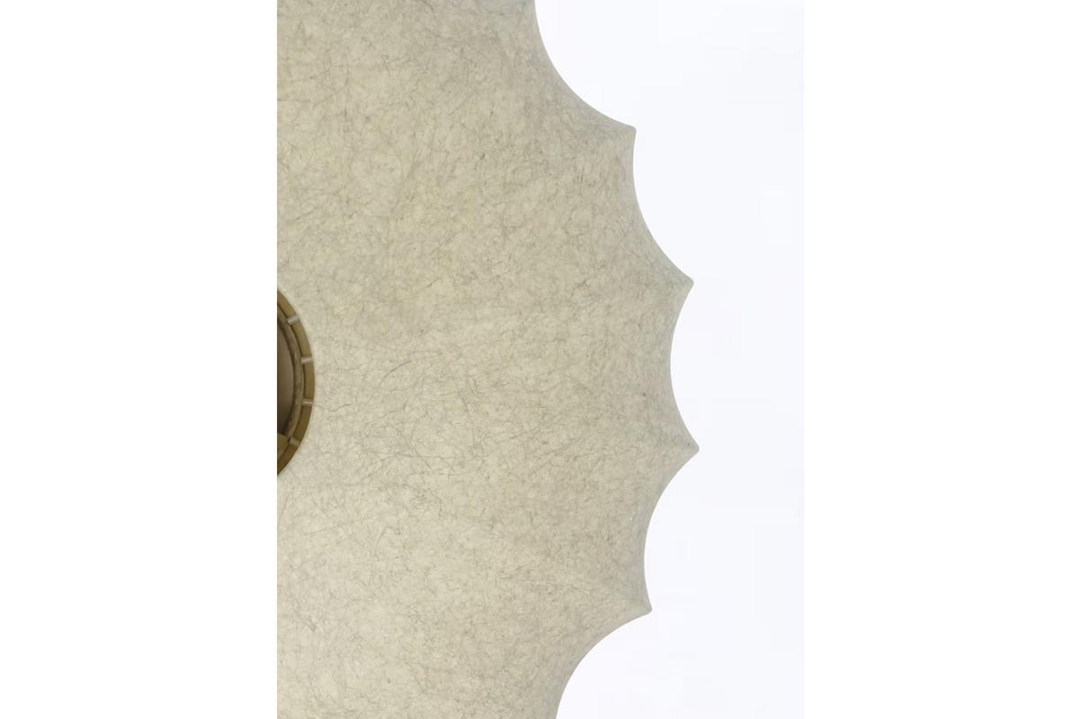 DECKENLEUCHTE FAY Ø50x22 cm, Braun, Kunststoff - Braun, Kunststoff (55/55/22cm) - Light & Living